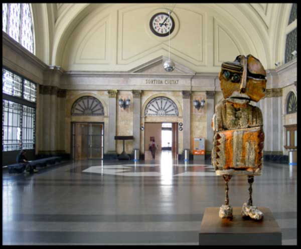 allain raku at the barcelona station